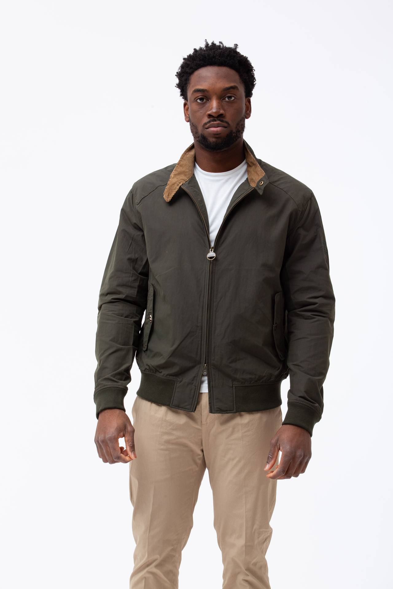 Bomber in nylon e cotone