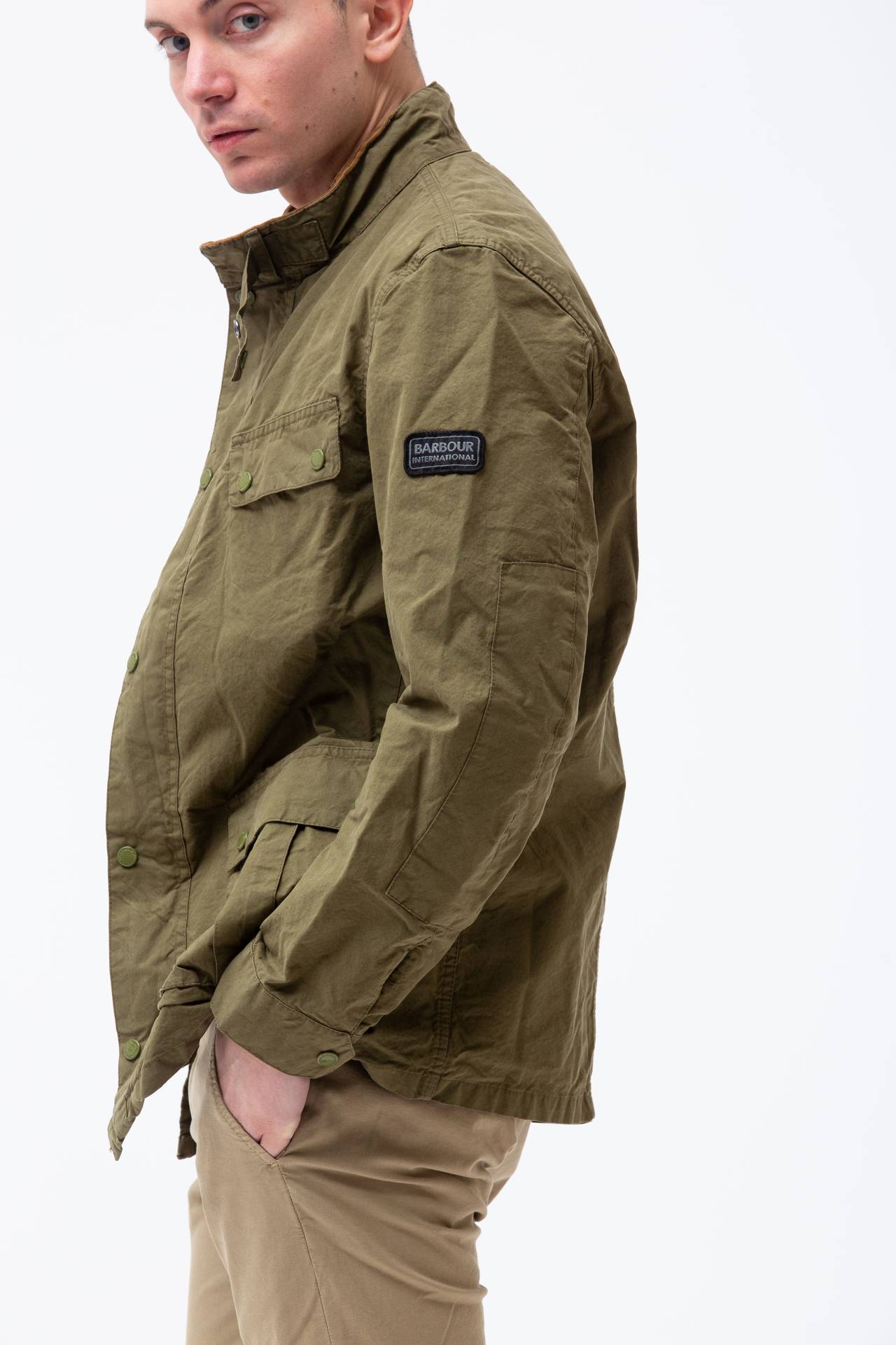 Field jacket in cotone