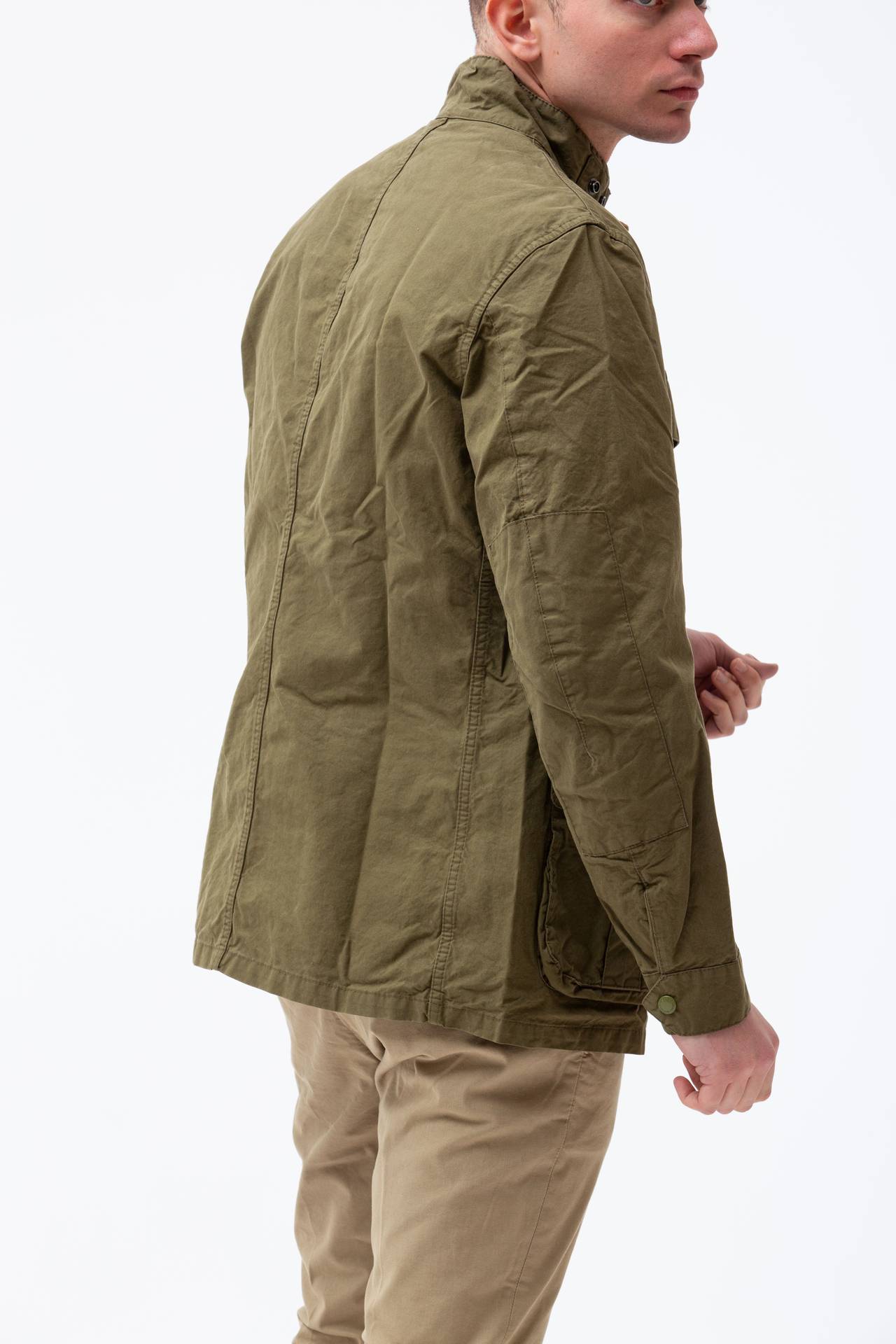 Field jacket in cotone