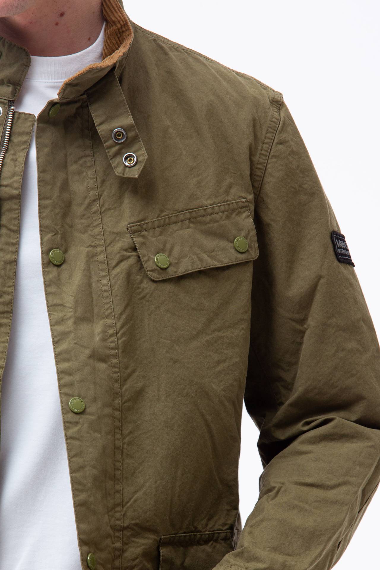 Field jacket in cotone