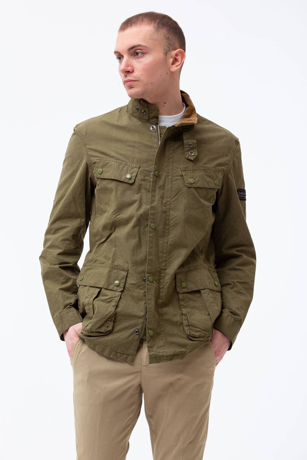 Field jacket in cotone