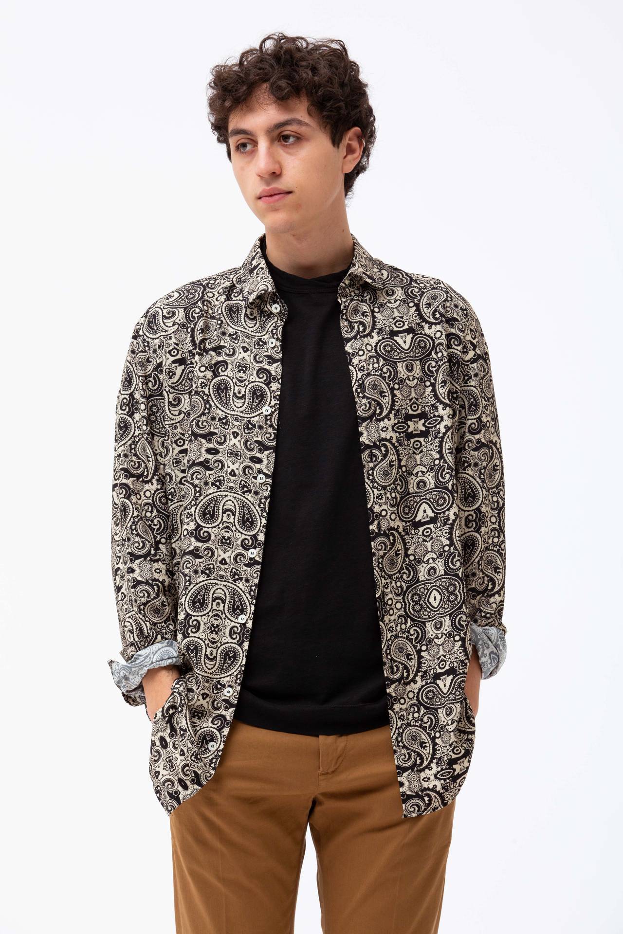 Camicia viscosa