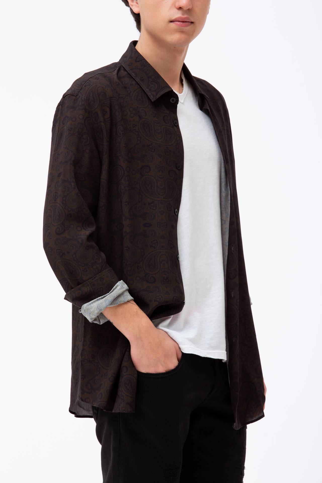 Camicia viscosa