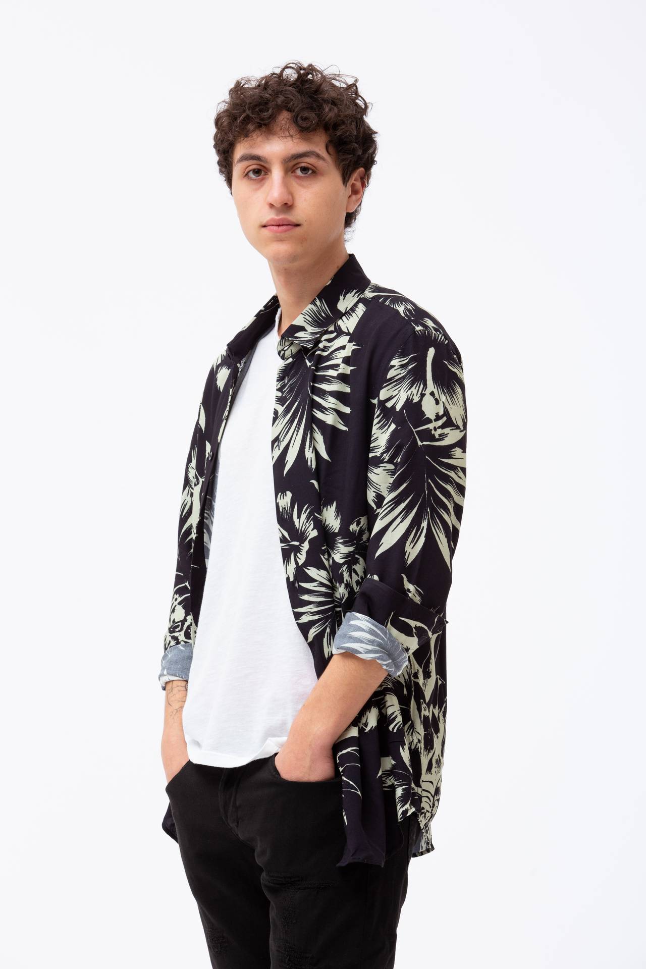 Camicia viscosa