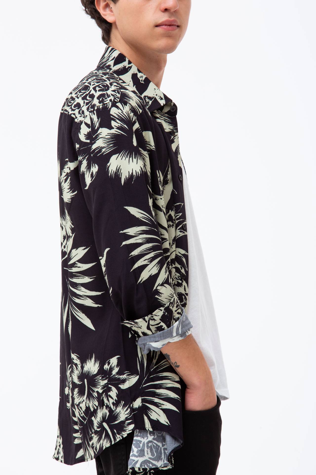 Camicia viscosa