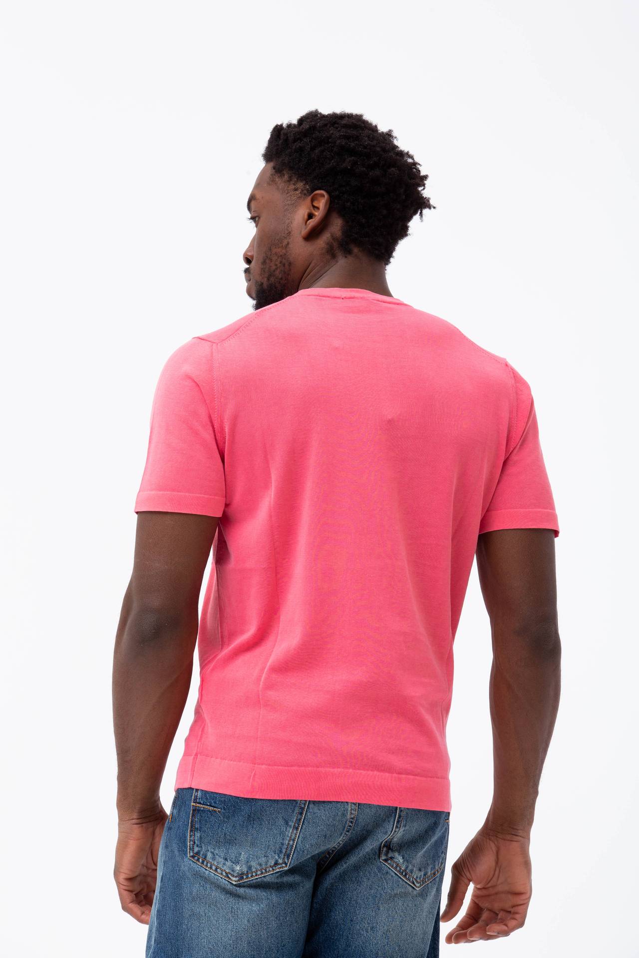 T-shirt in cotone lavato