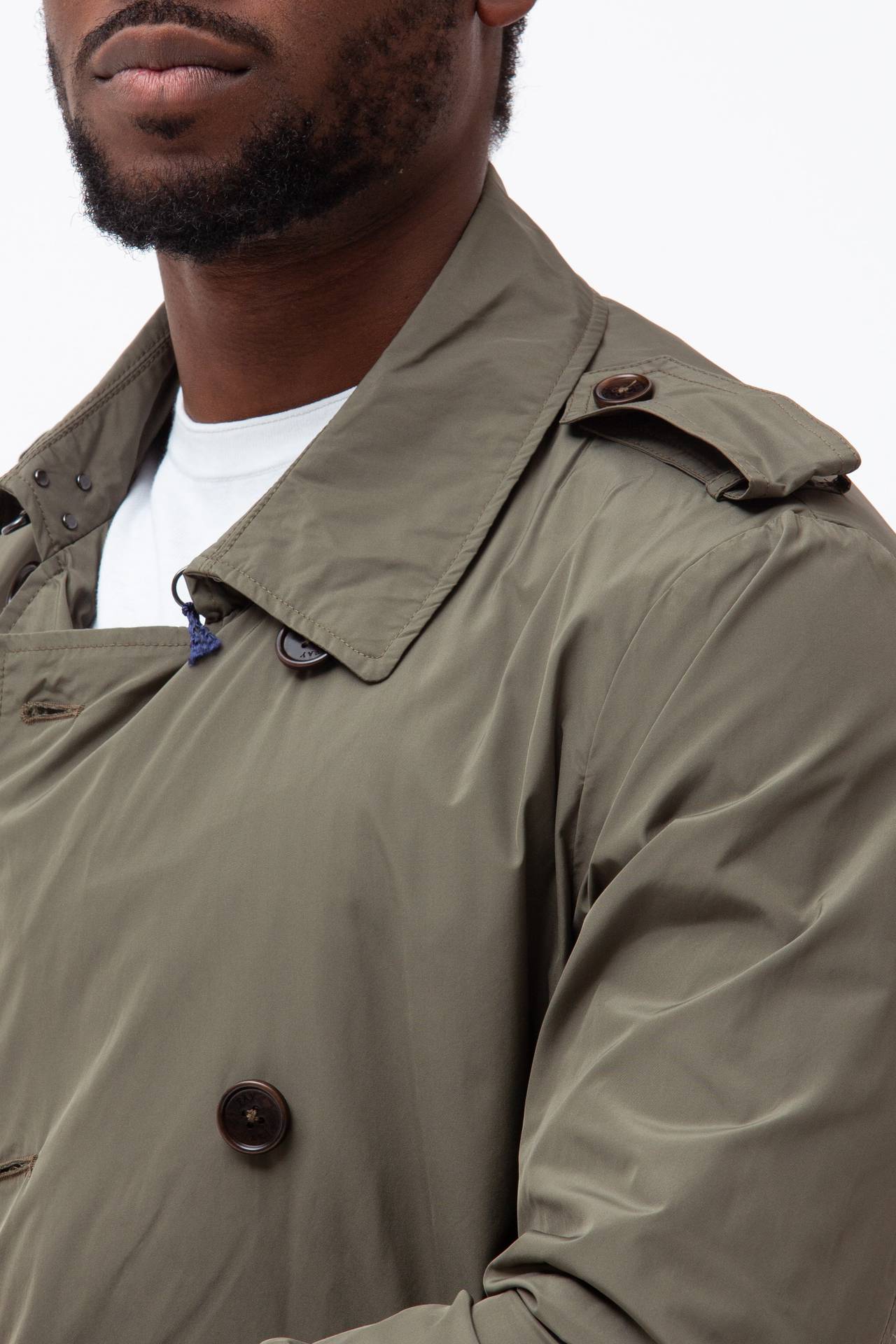 Trench in nylon