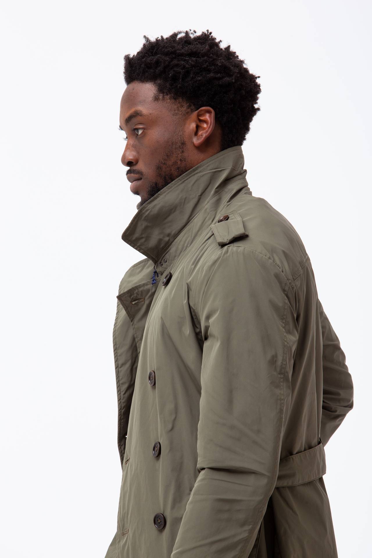 Trench in nylon