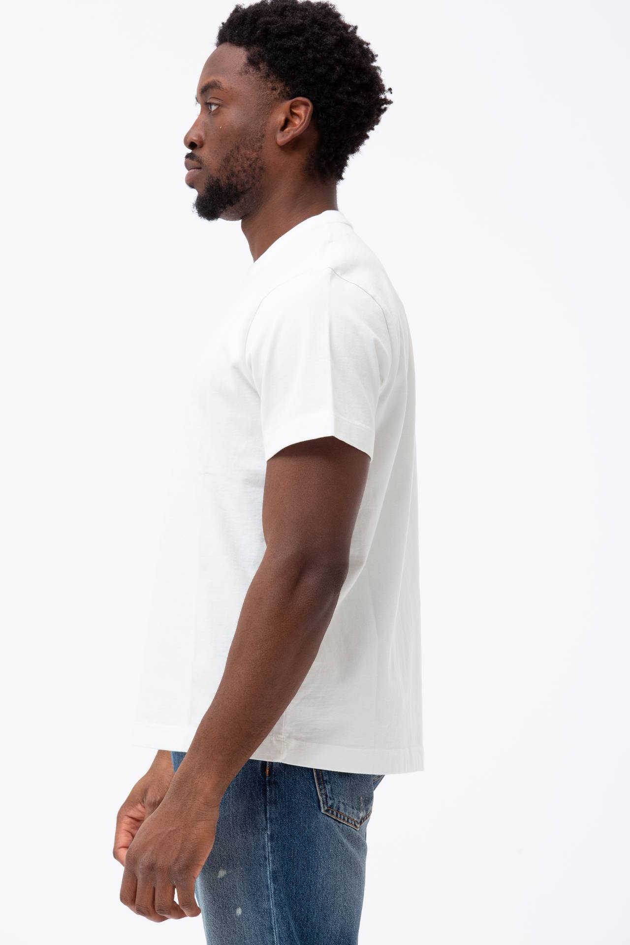 T-shirt in cotone “doppio”