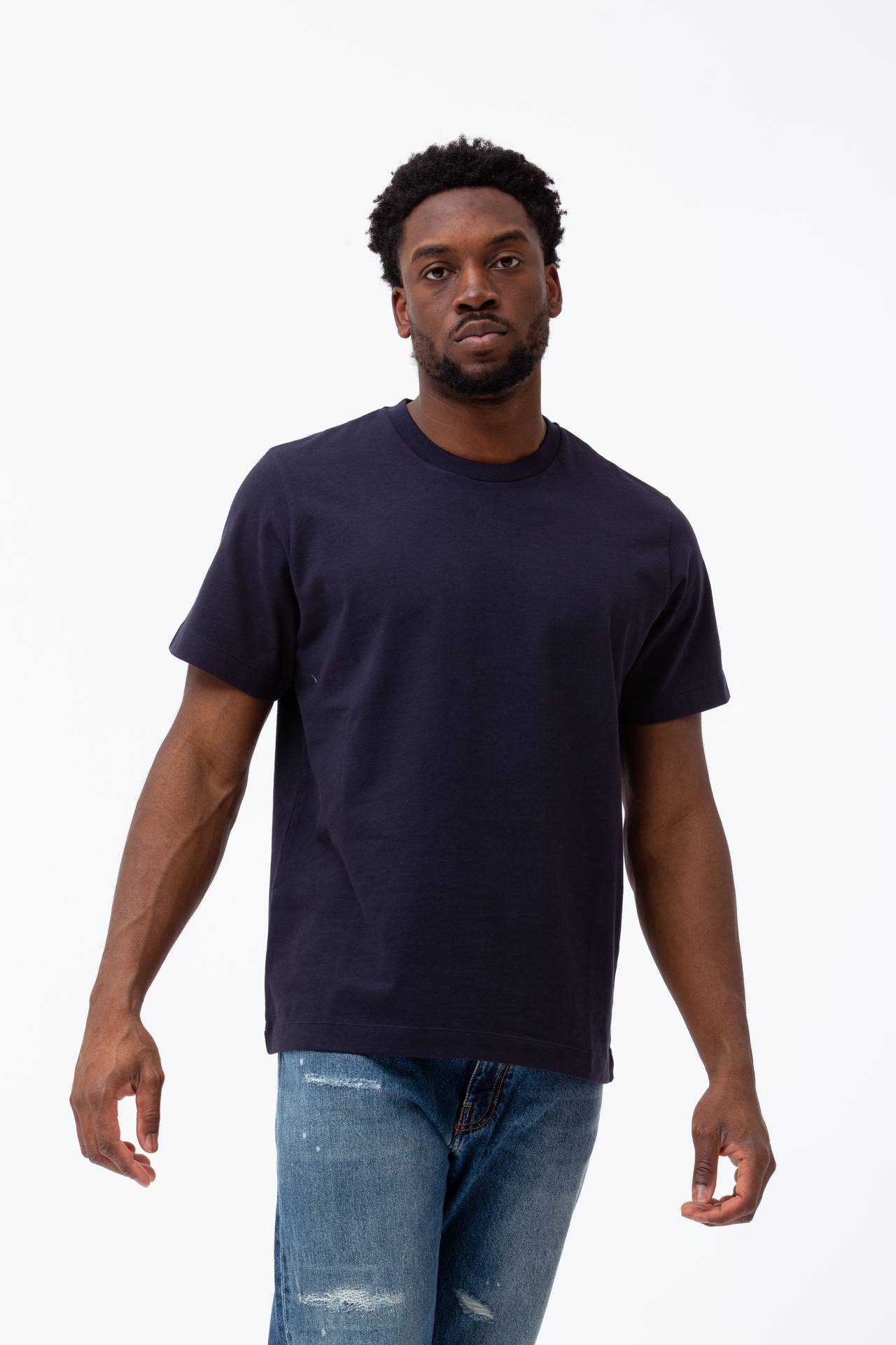 T-shirt in cotone “doppio”