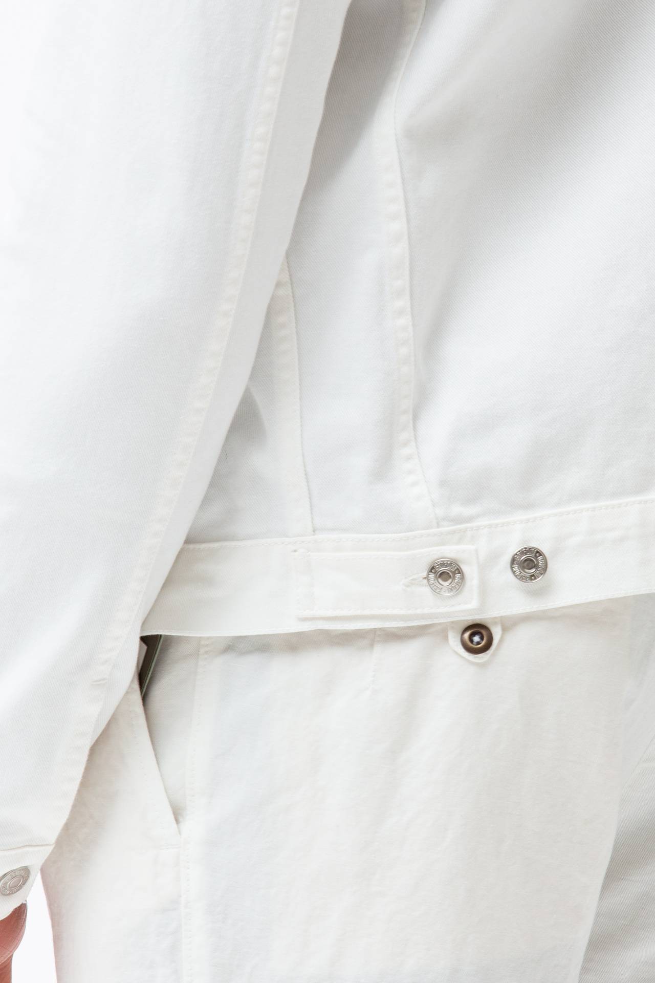 Giubbino jeans in cotone bull stretch