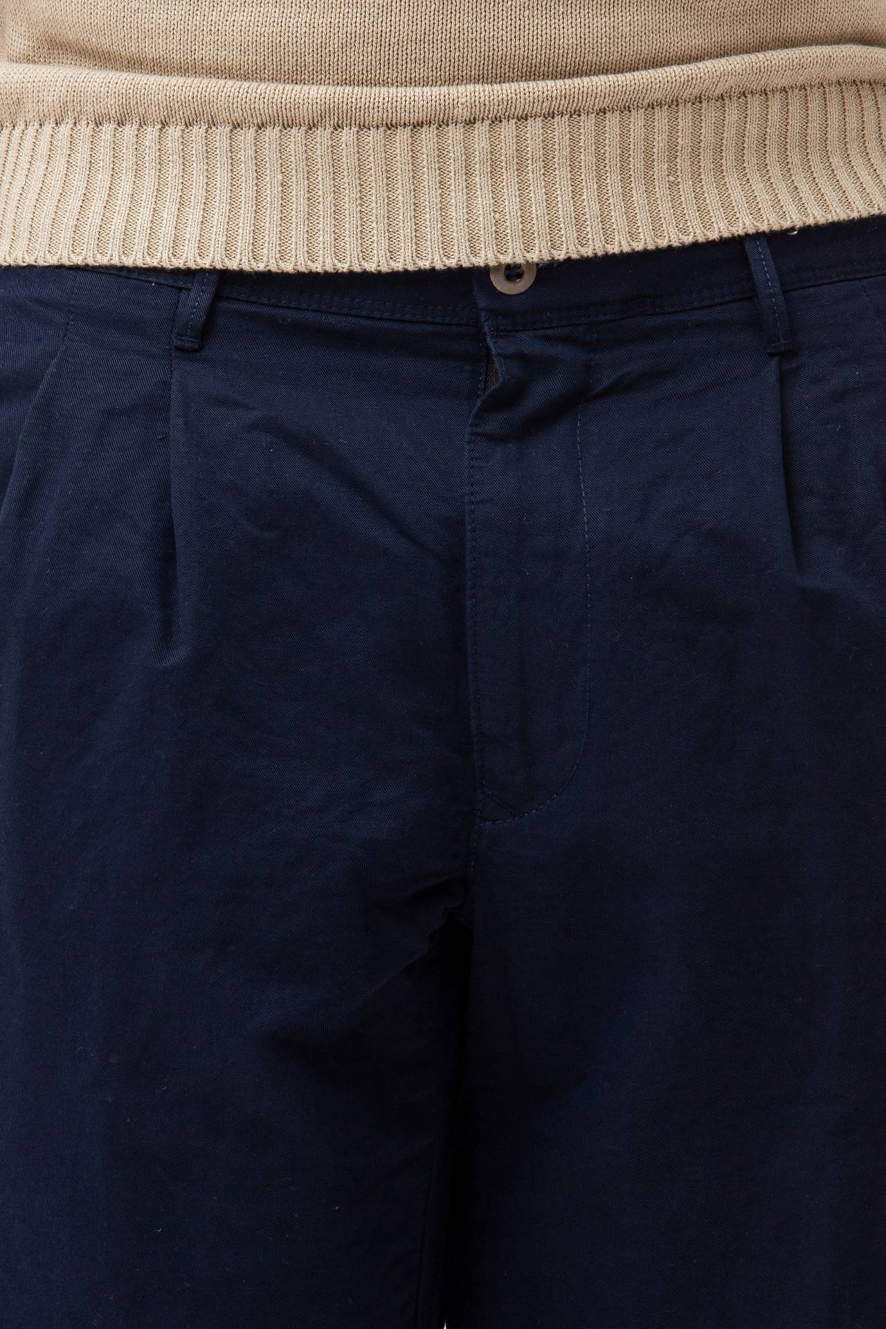 Pantalone in cotone e lino 