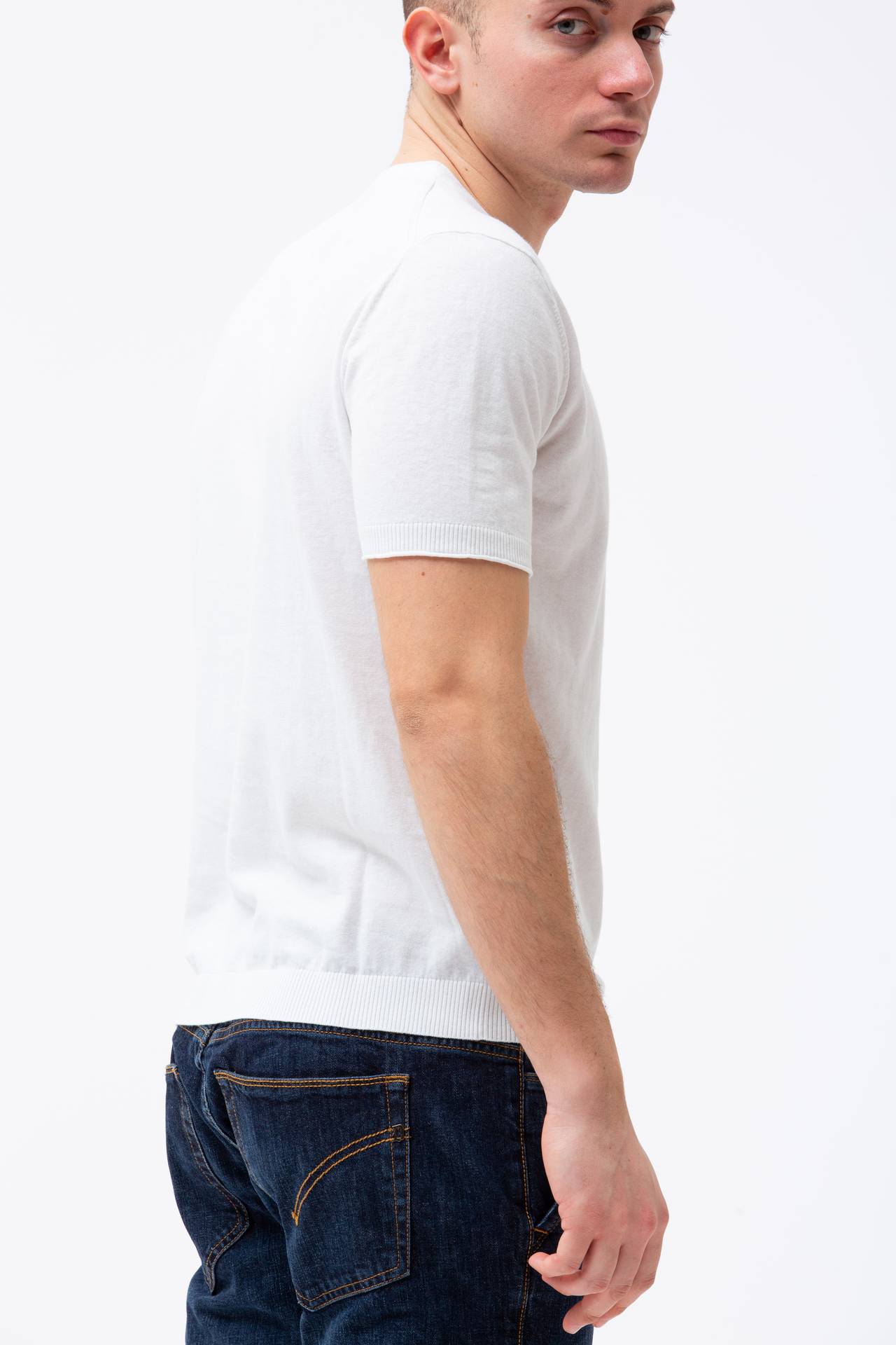  T-shirt KANGRA in cotone e lino