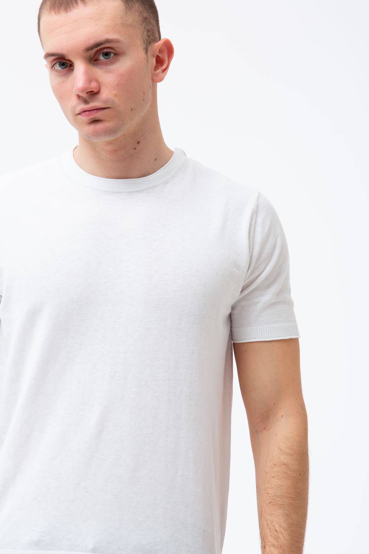  T-shirt KANGRA in cotone e lino