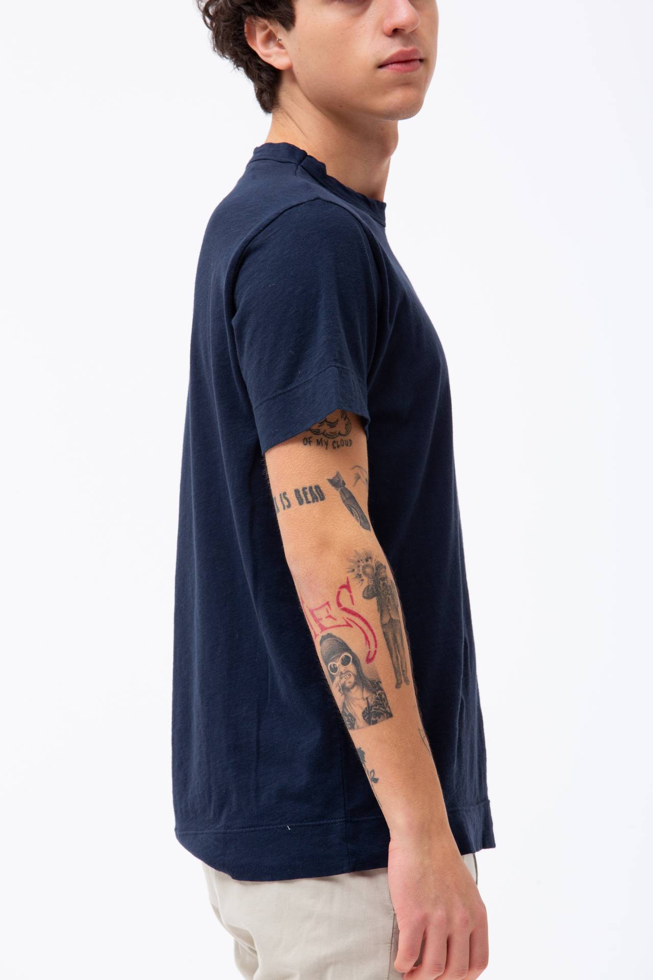  T-shirt in cotone fiammato
