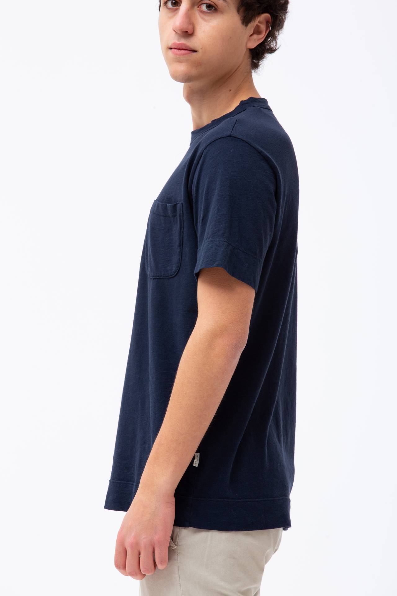 T-shirt in cotone fiammato