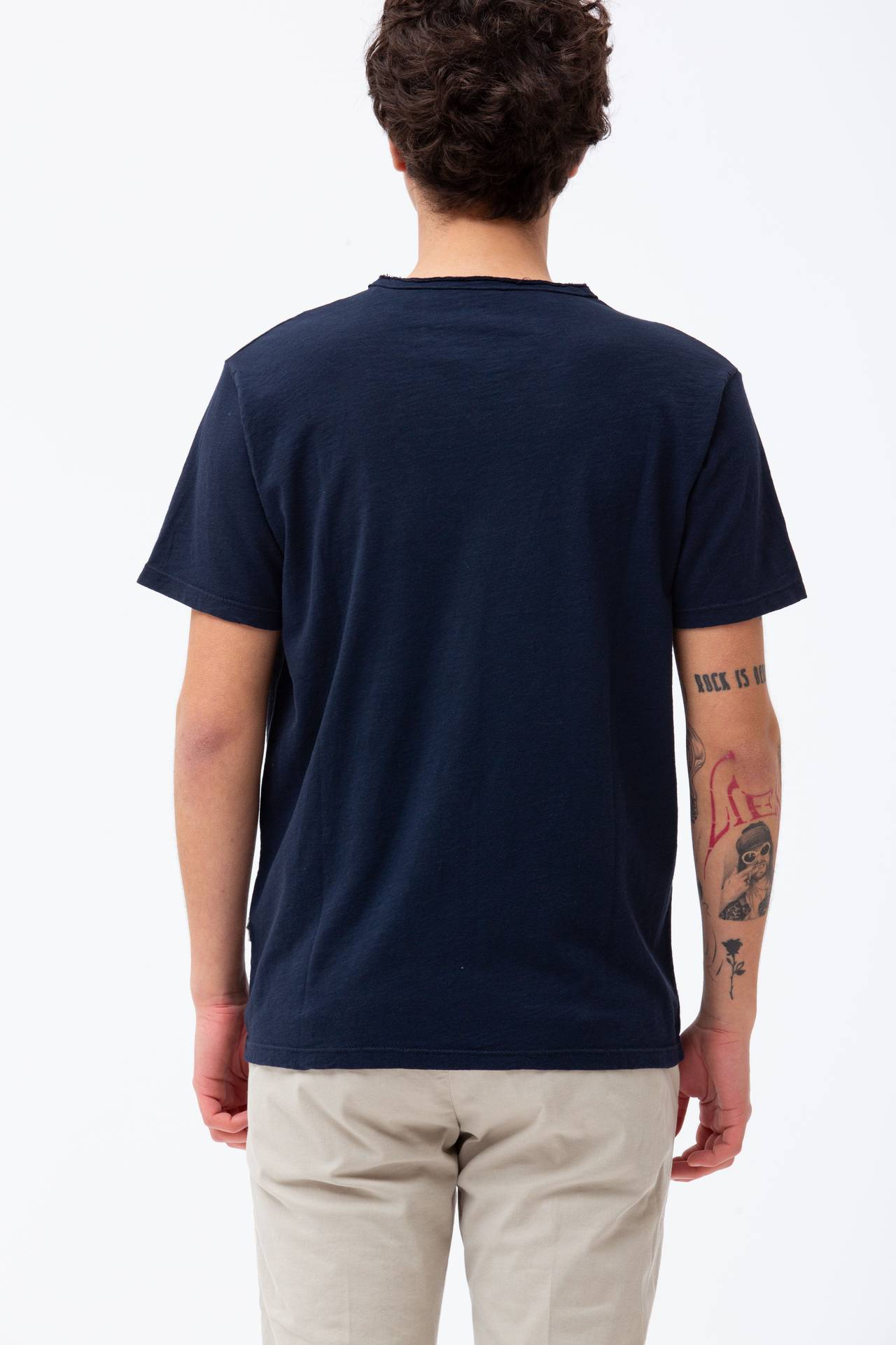 T-shirt in cotone fiammato