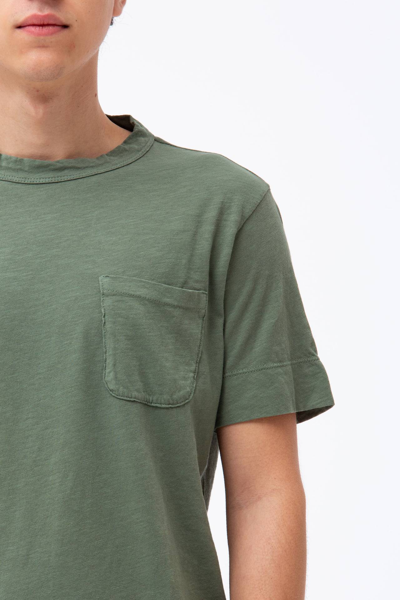 T-shirt in cotone fiammato