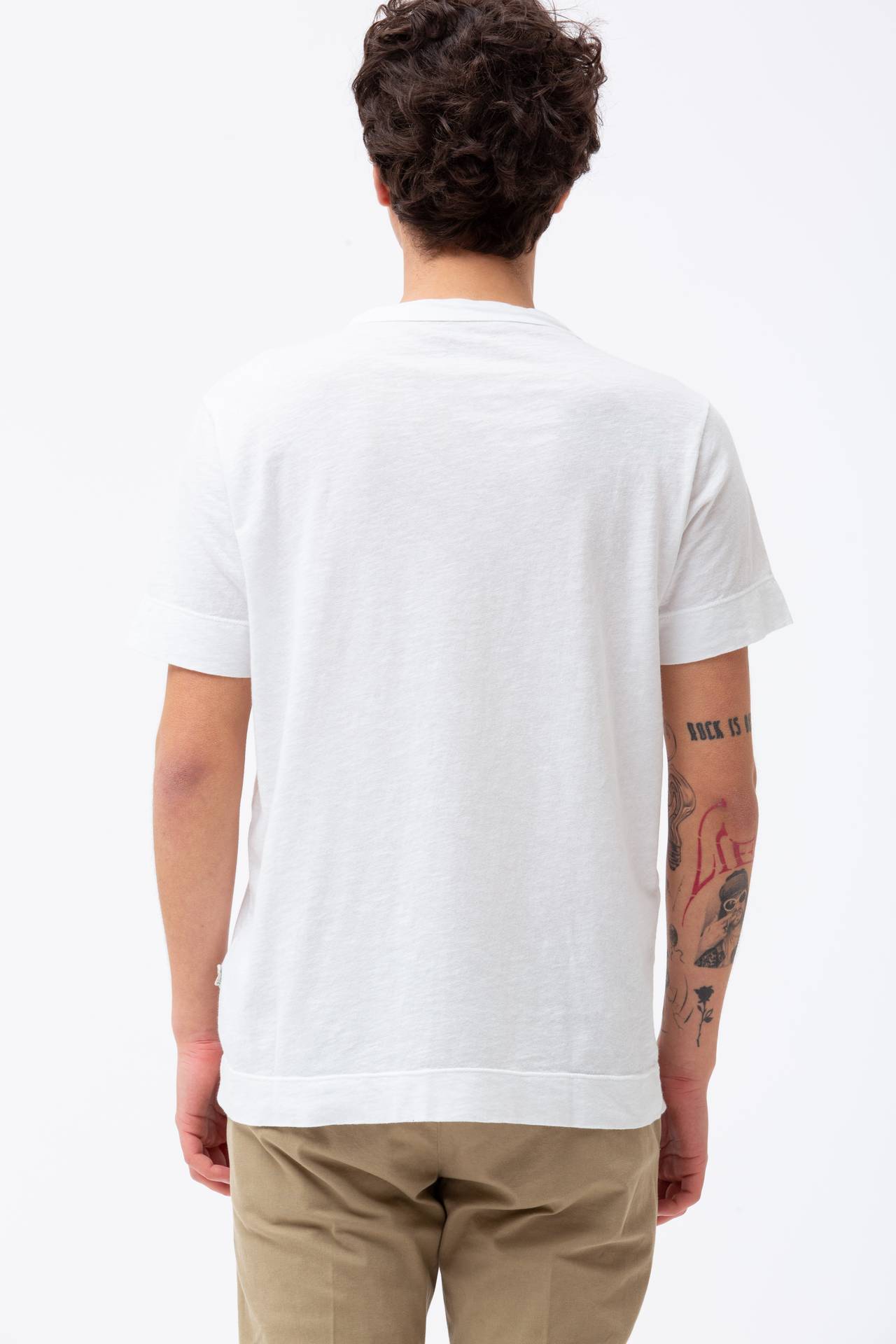 T-shirt in cotone fiammato