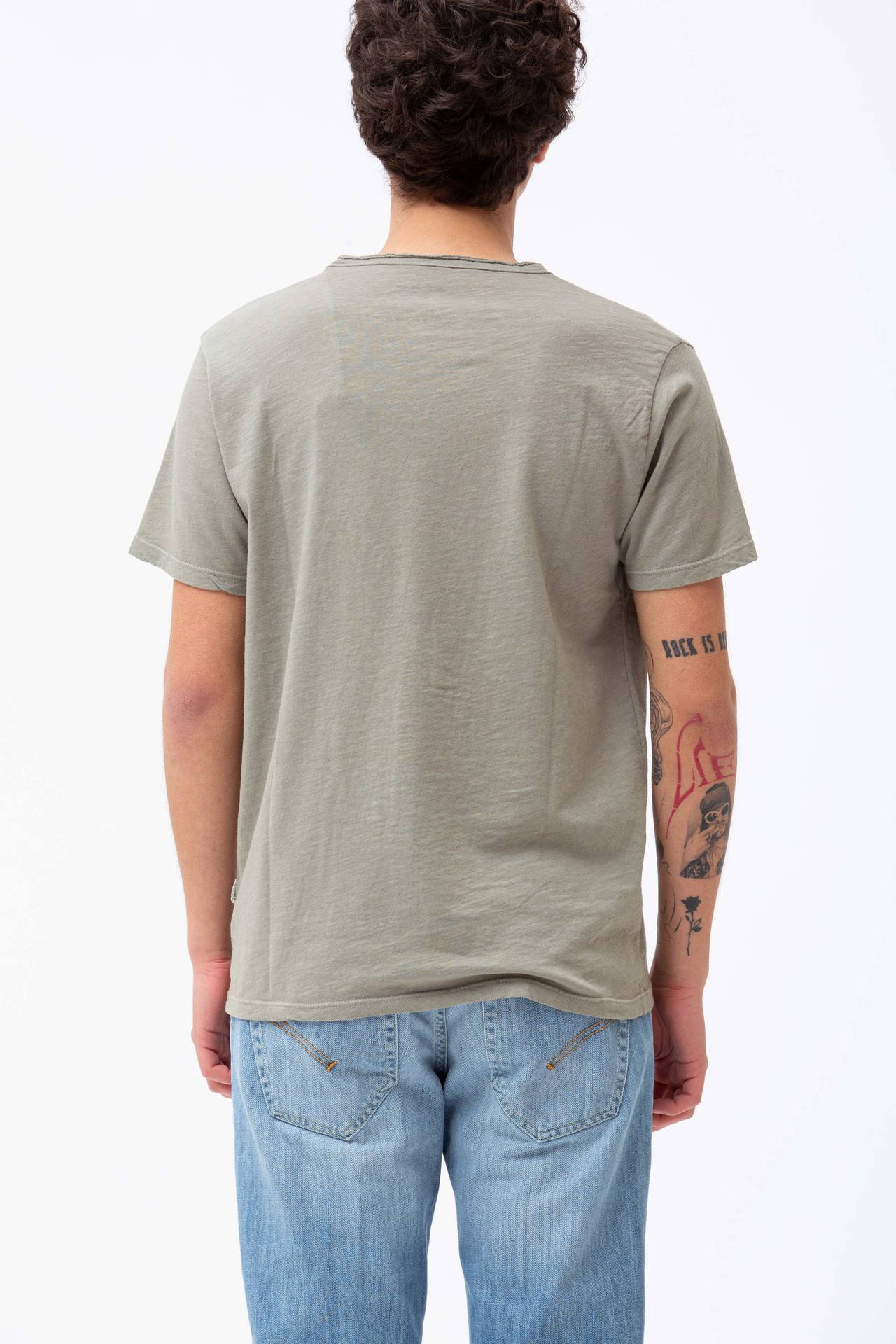 T-shirt in cotone fiammato