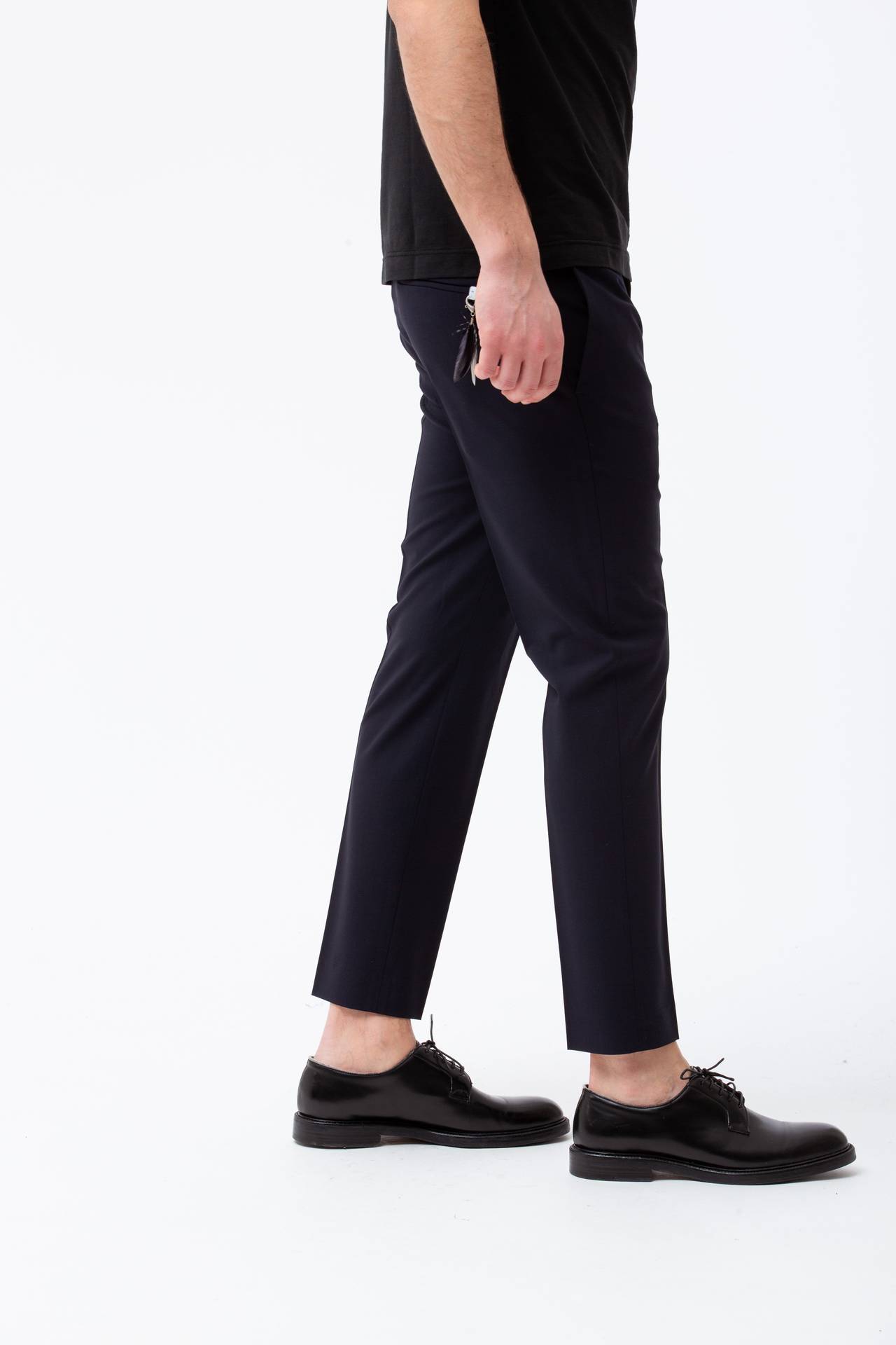 Pantalone in lana stretch