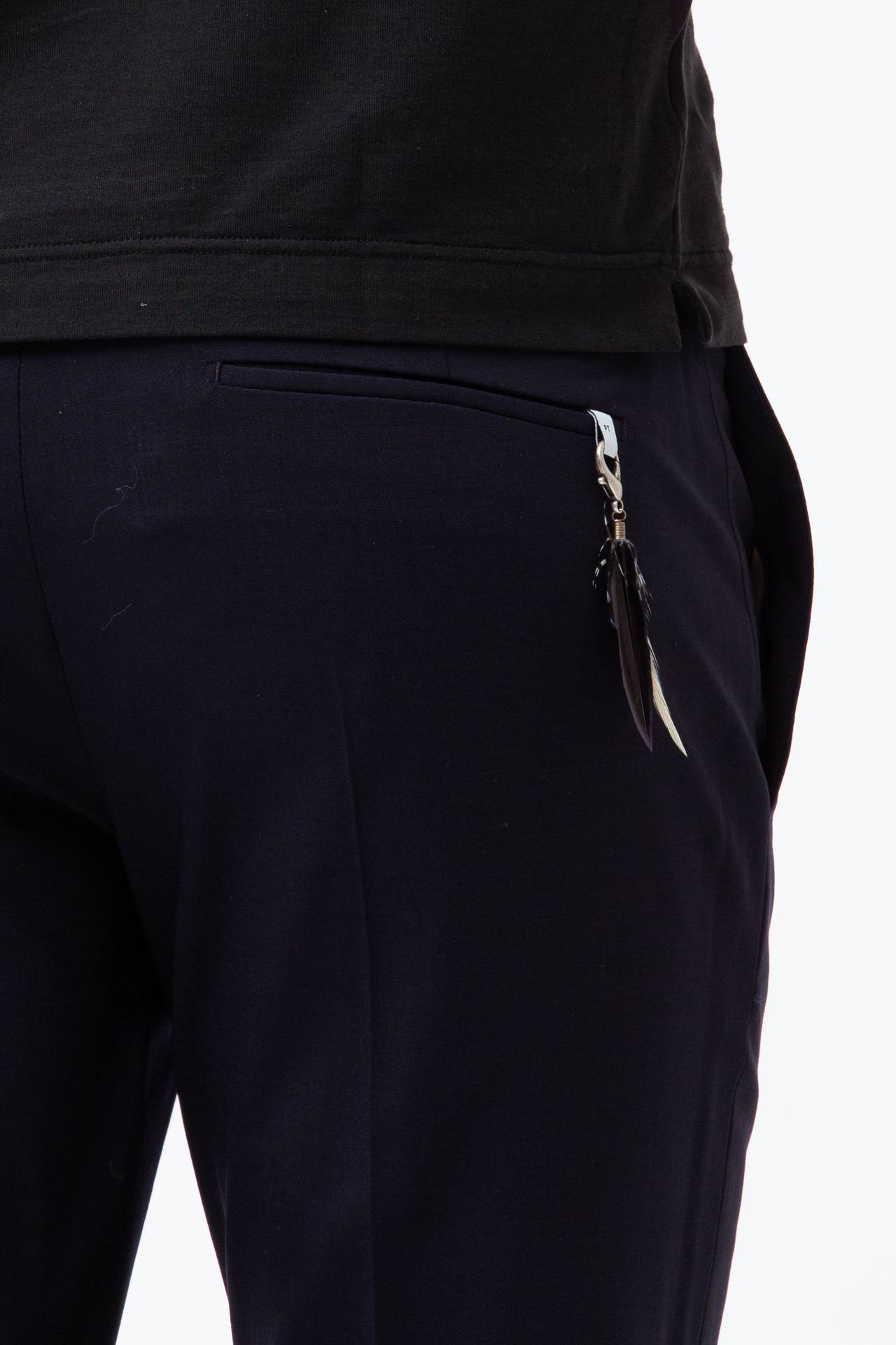 Pantalone in lana stretch