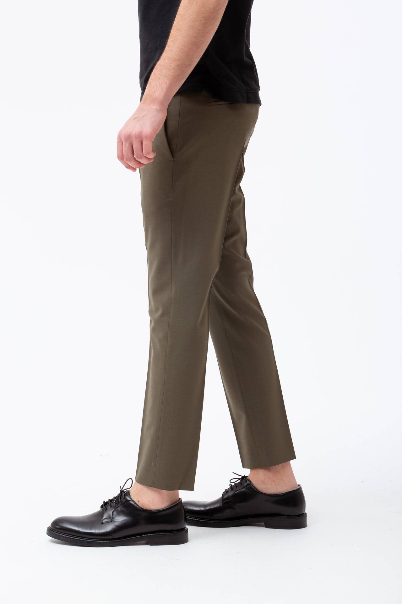 Pantalone in lana stretch