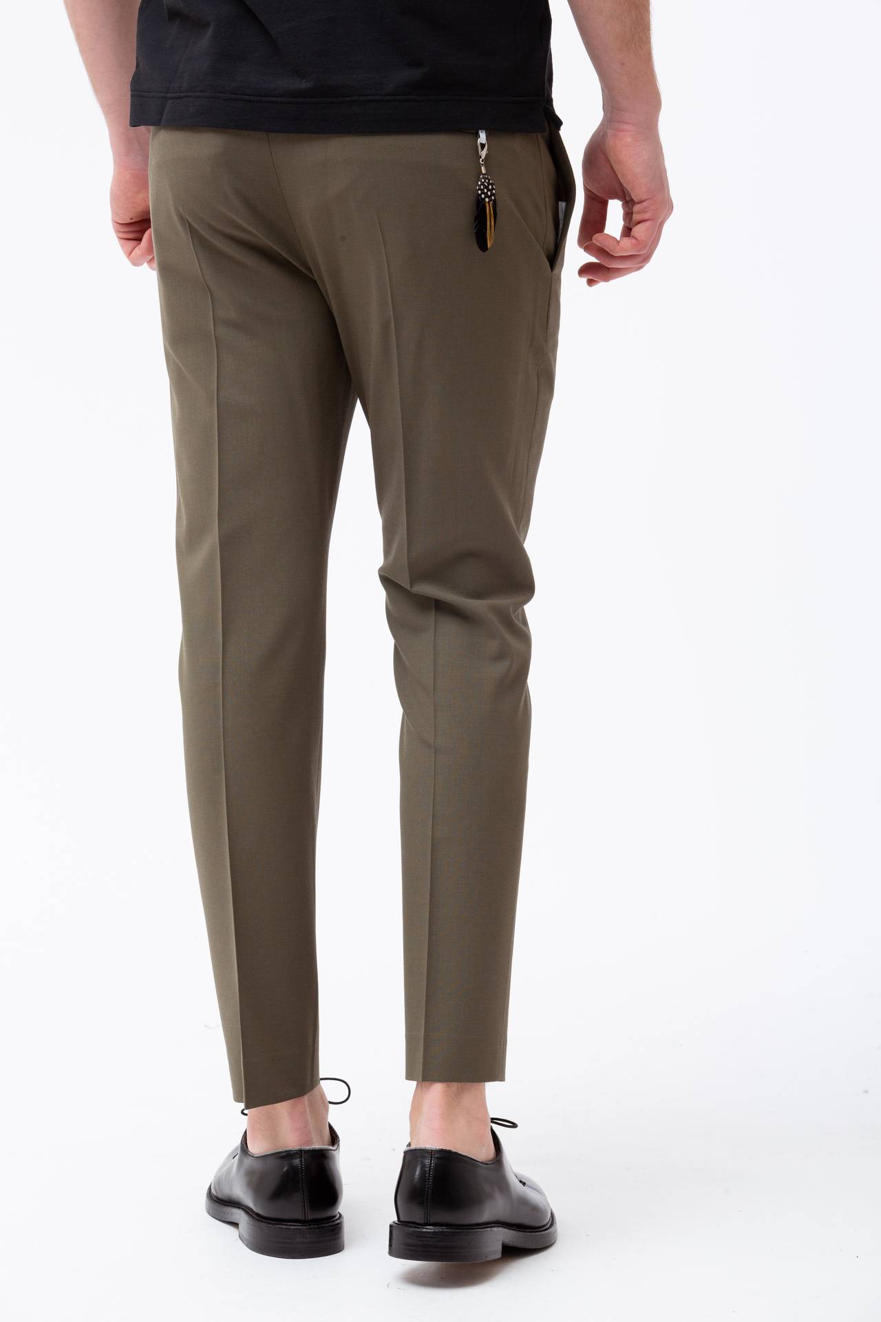 Pantalone in lana stretch