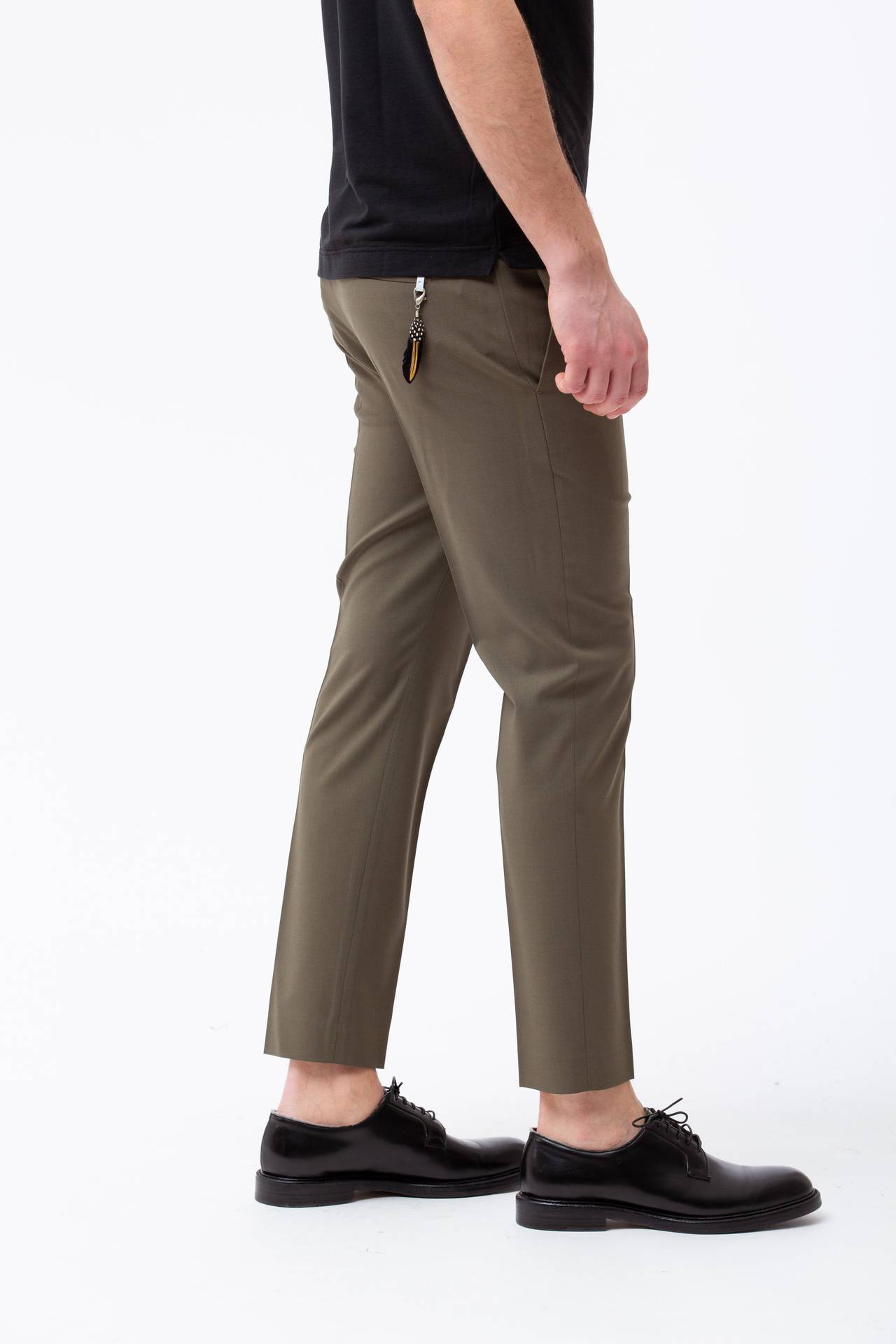 Pantalone in lana stretch