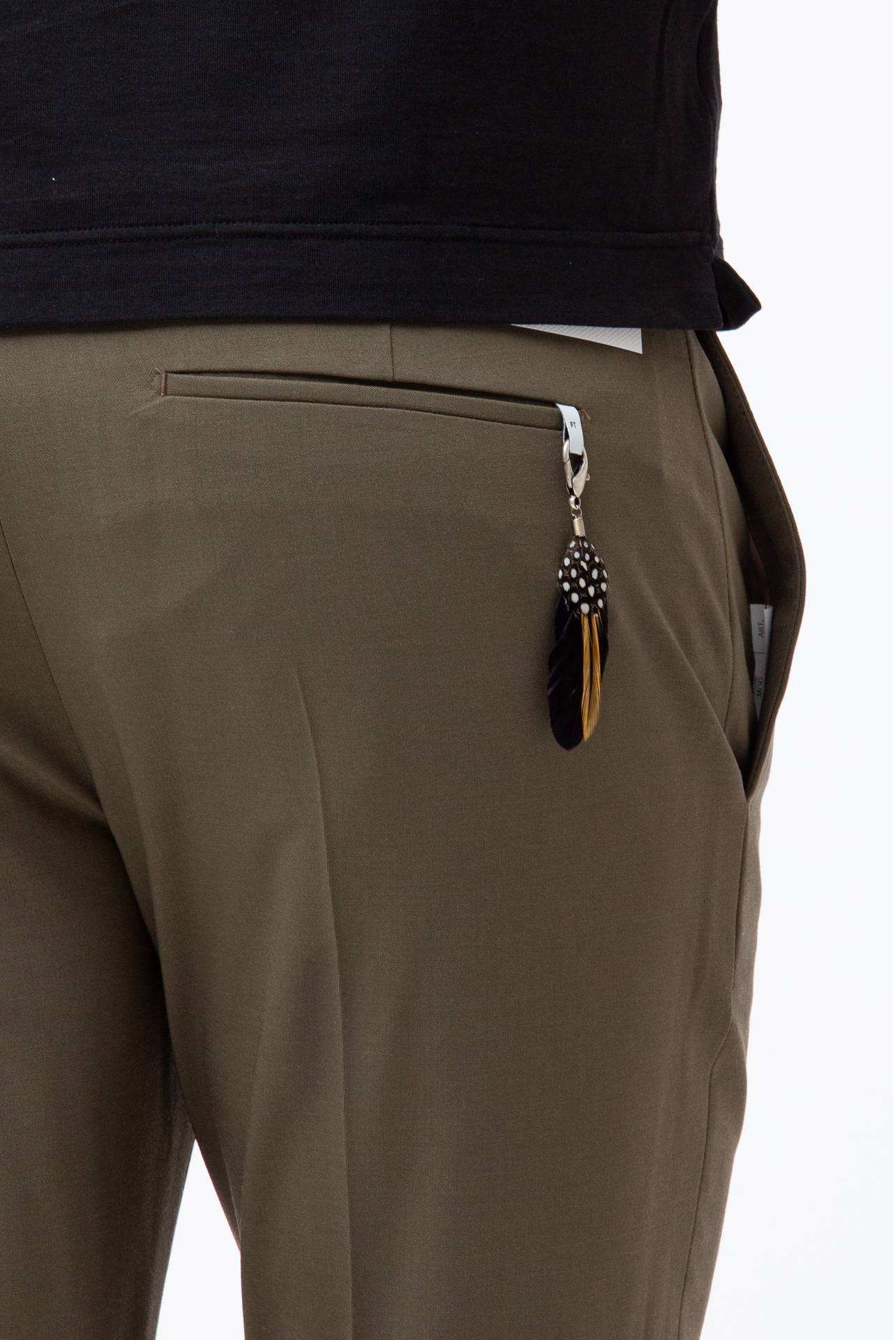 Pantalone in lana stretch