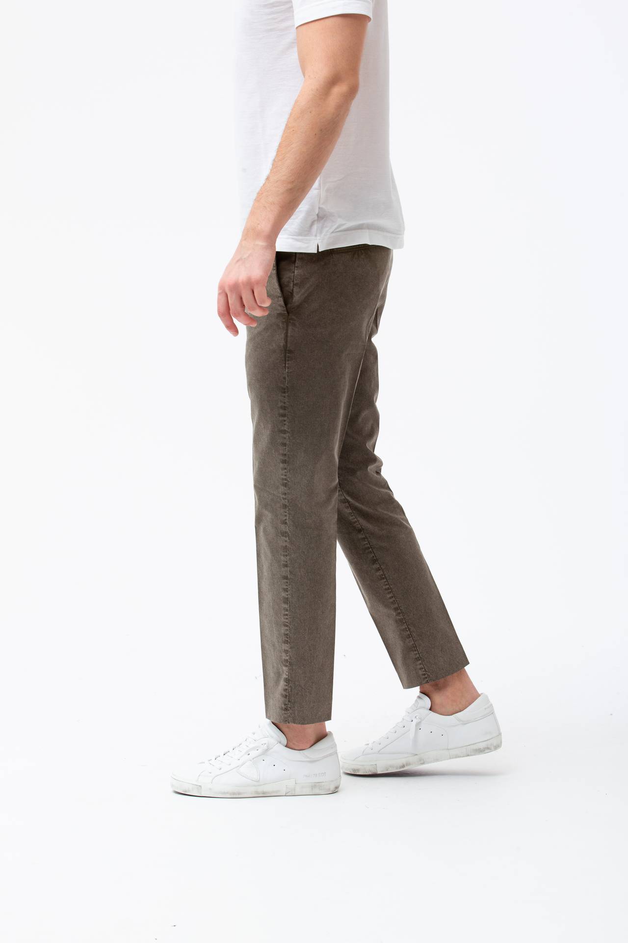Pantalone in cotone stretch
