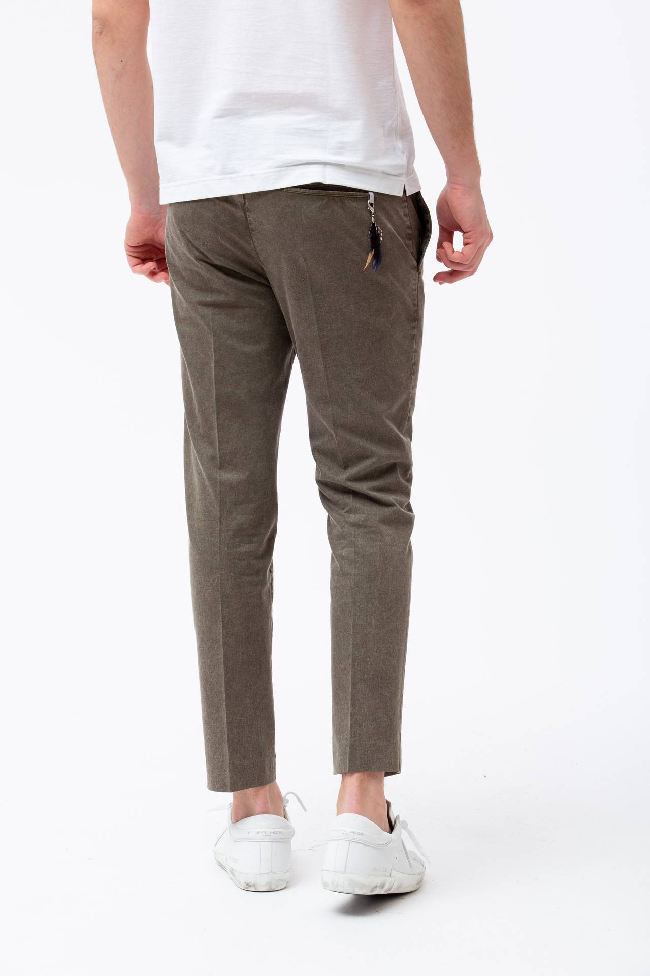 Pantalone in cotone stretch