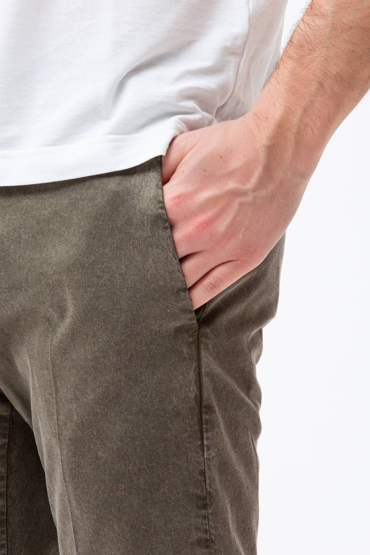 Pantalone in cotone stretch