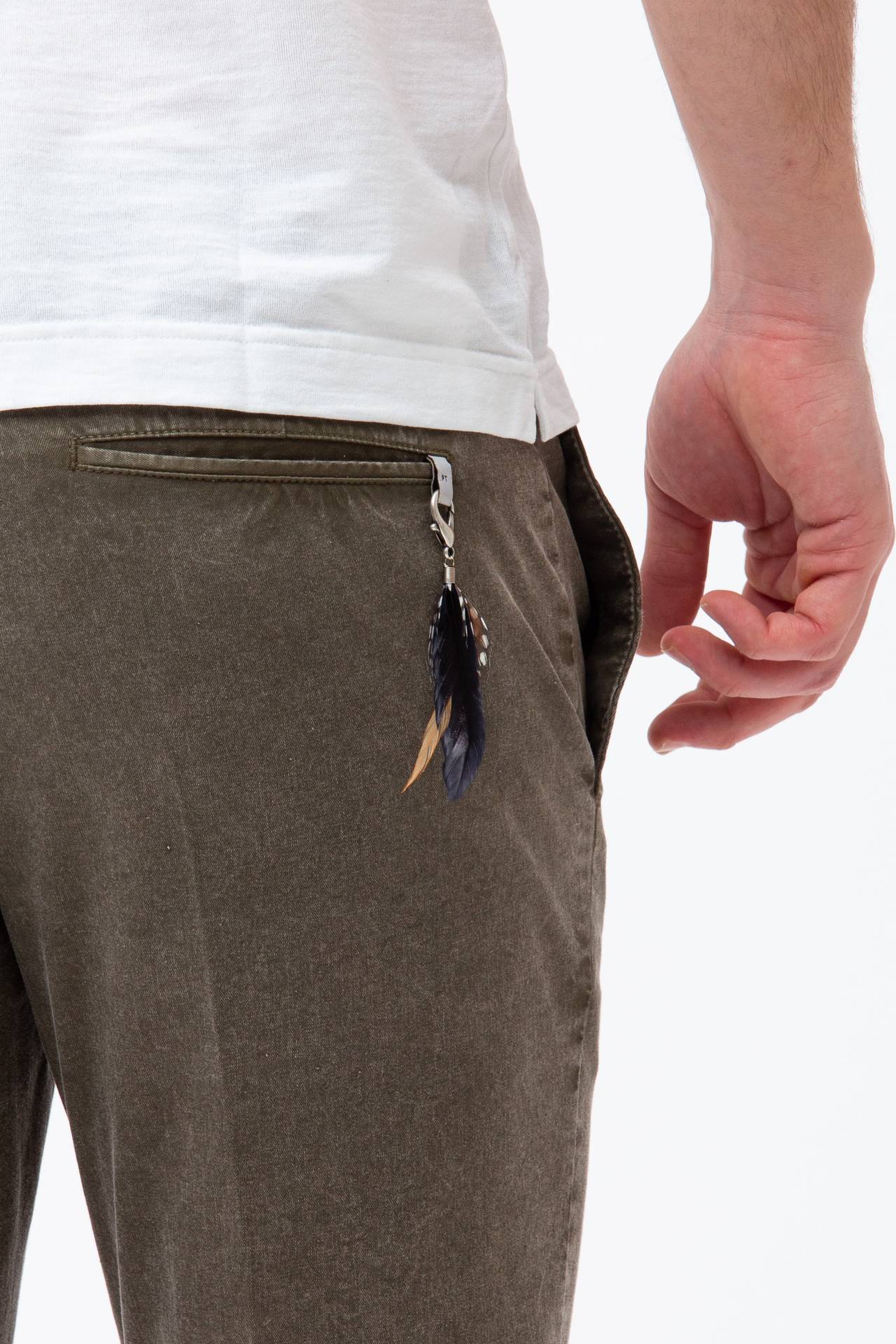 Pantalone in cotone stretch