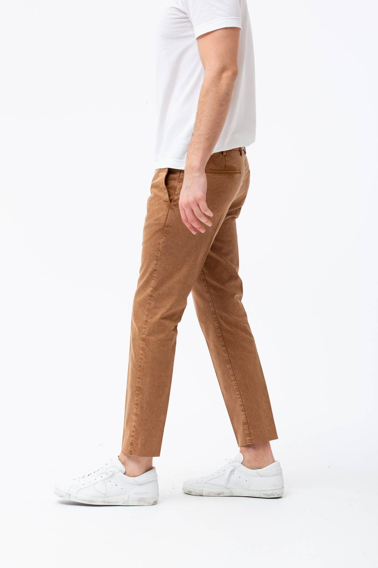 Pantalone in cotone stretch