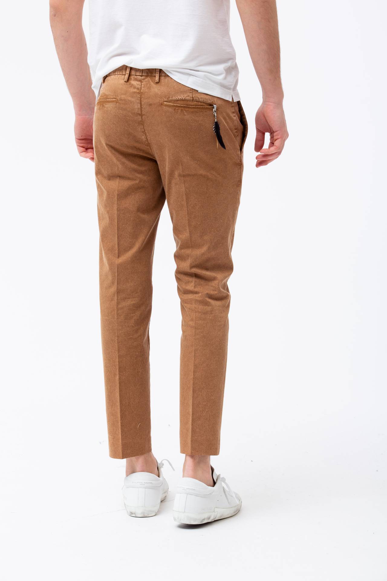 Pantalone in cotone stretch
