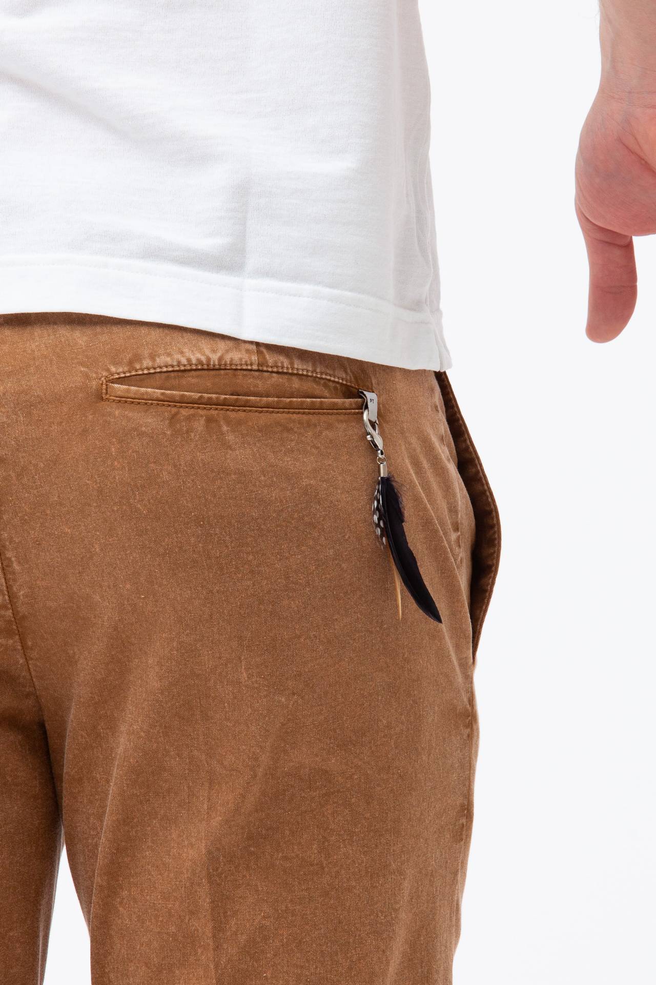 Pantalone in cotone stretch