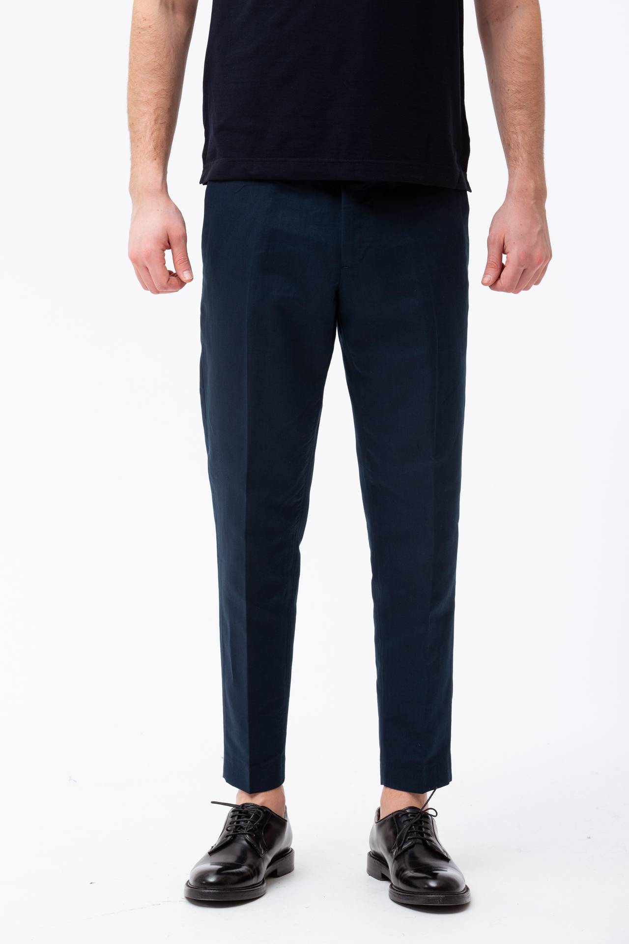 Pantalone in cotone e lino