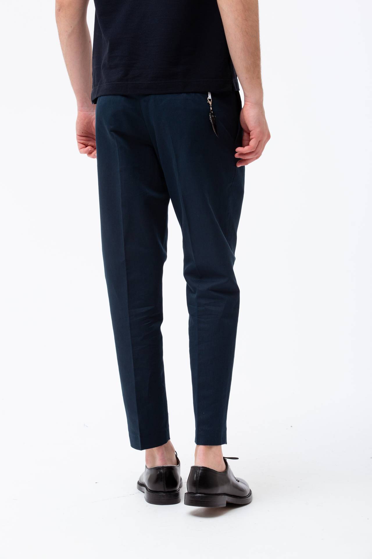 Pantalone in cotone e lino