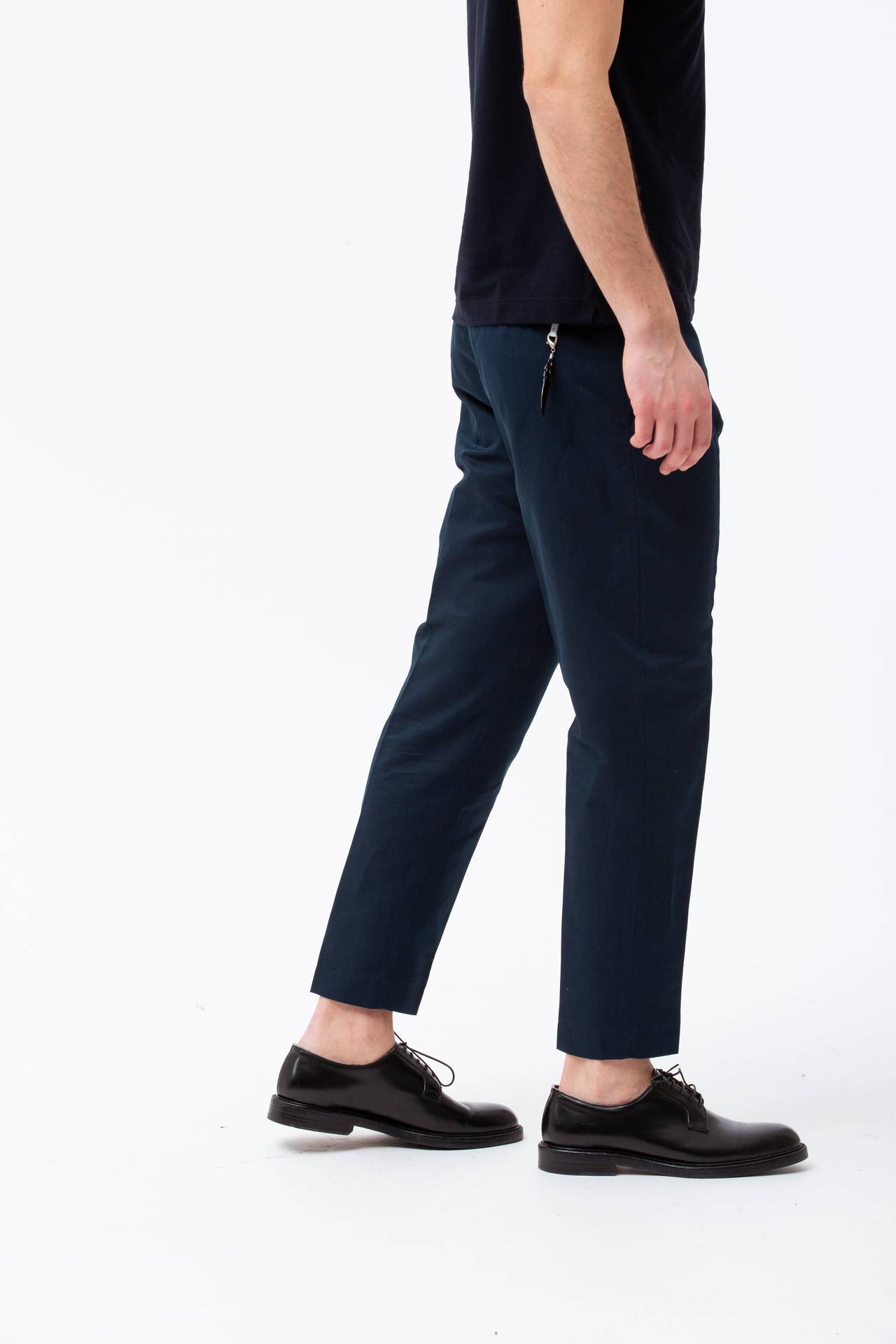 Pantalone in cotone e lino