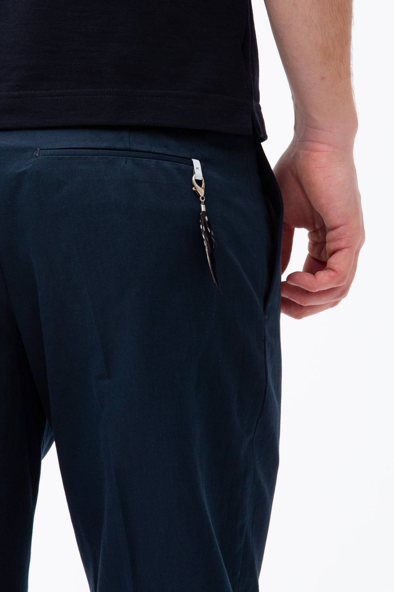 Pantalone in cotone e lino