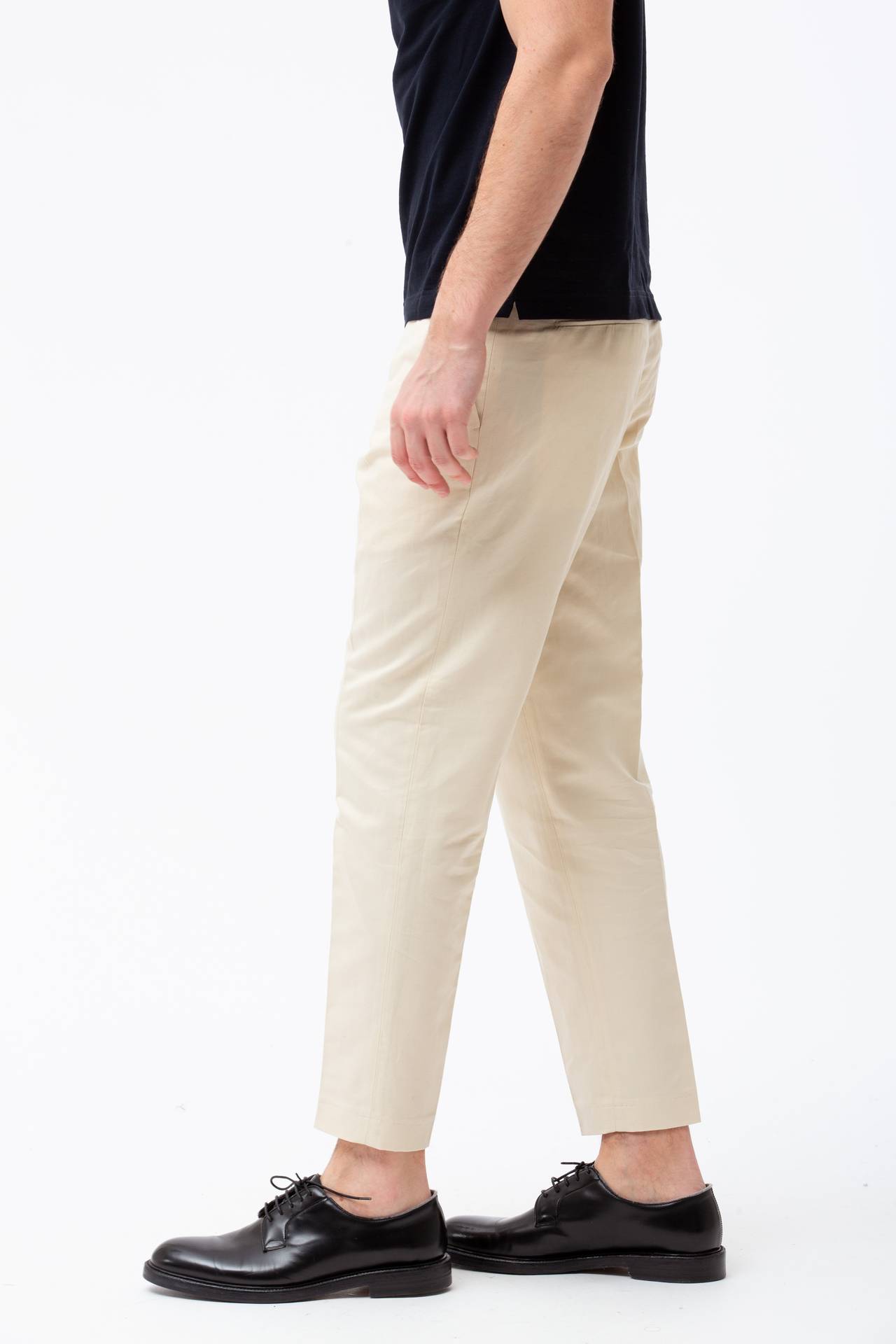 Pantalone in cotone e lino