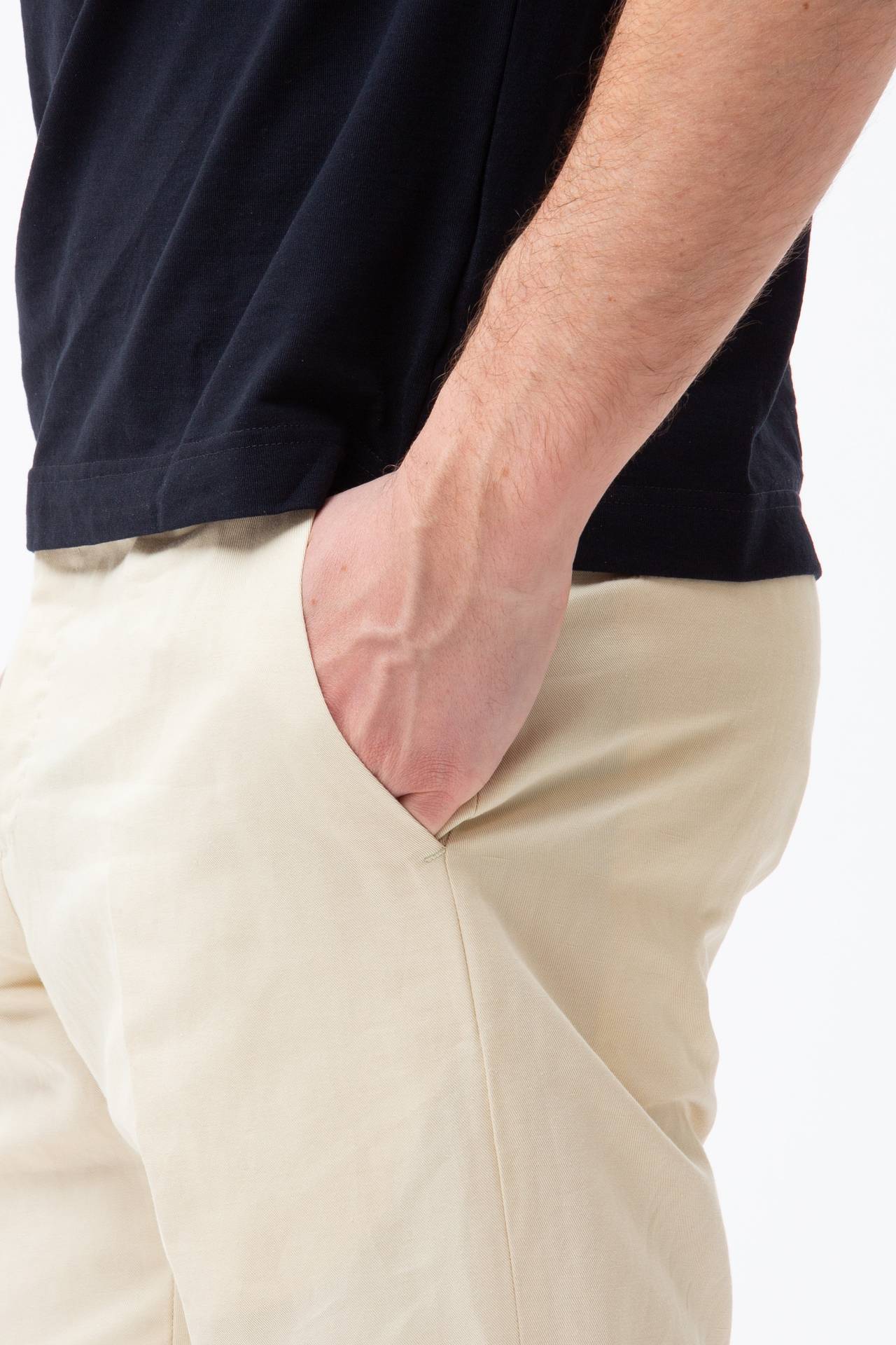 Pantalone in cotone e lino