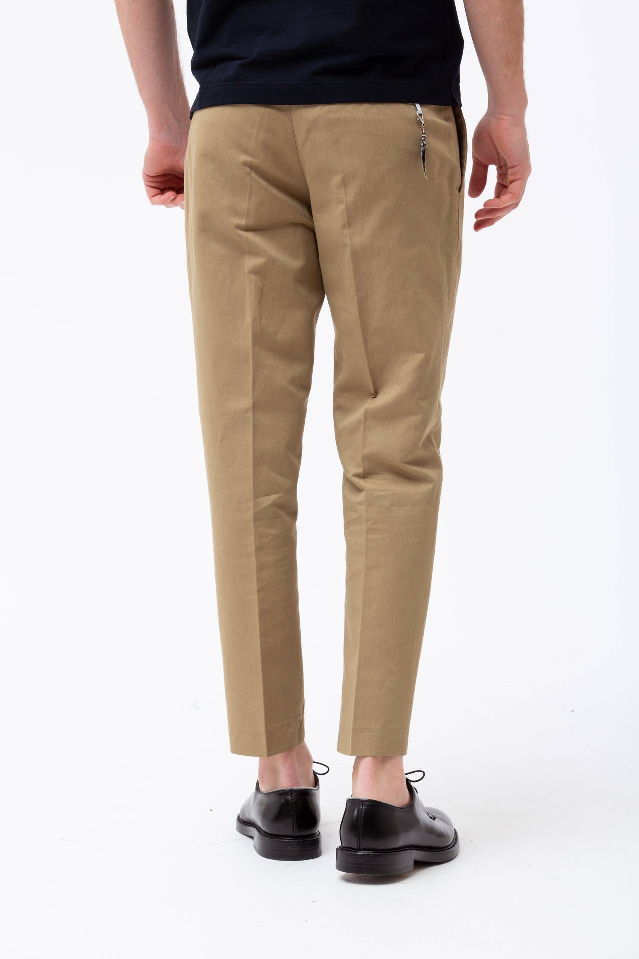 Pantalone in cotone e lino