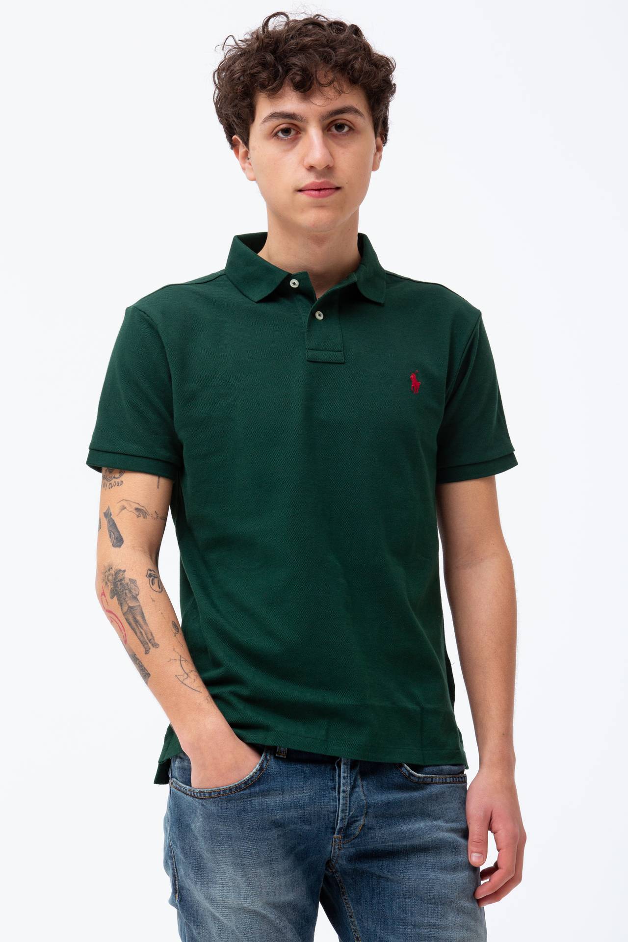 Polo in cotone piquet