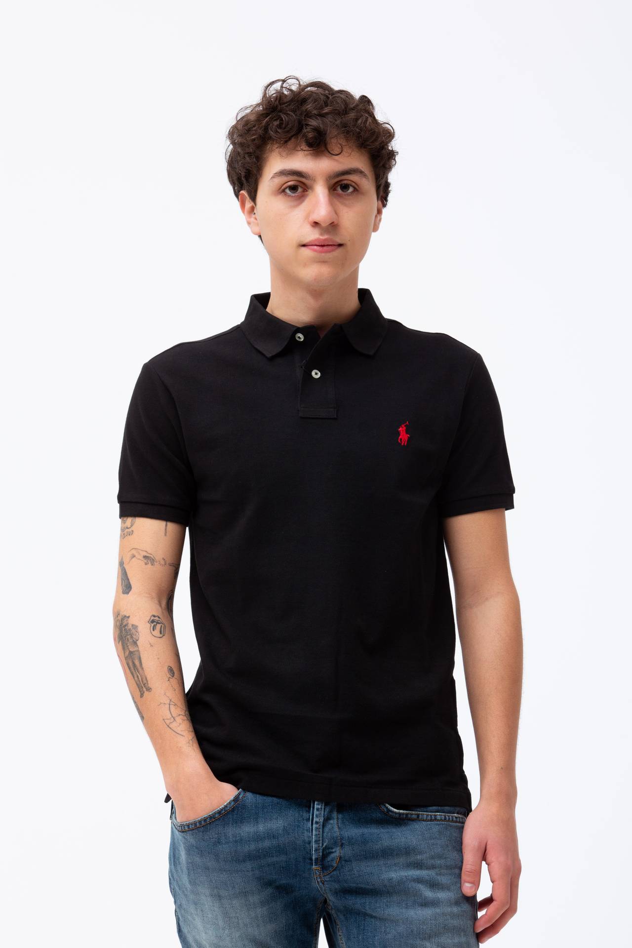 Polo in cotone piquet