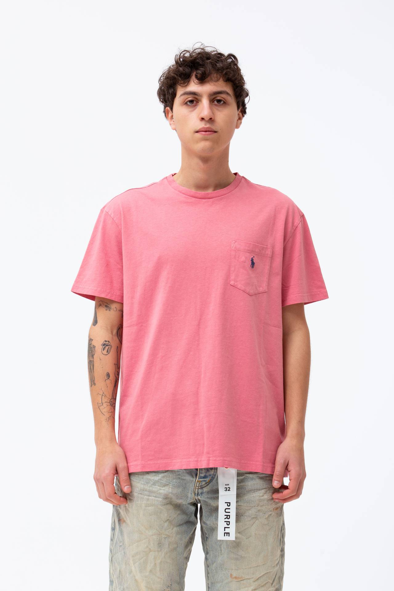 T-shirt in cotone e lino