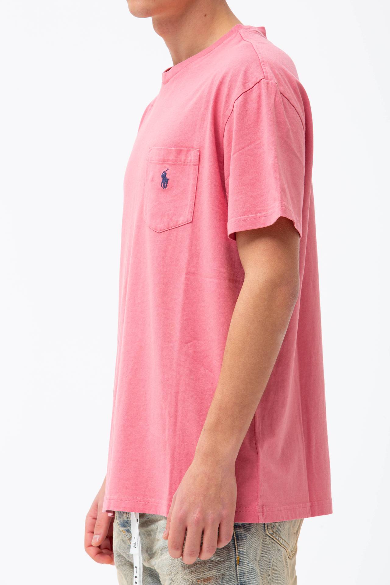  T-shirt in cotone e lino