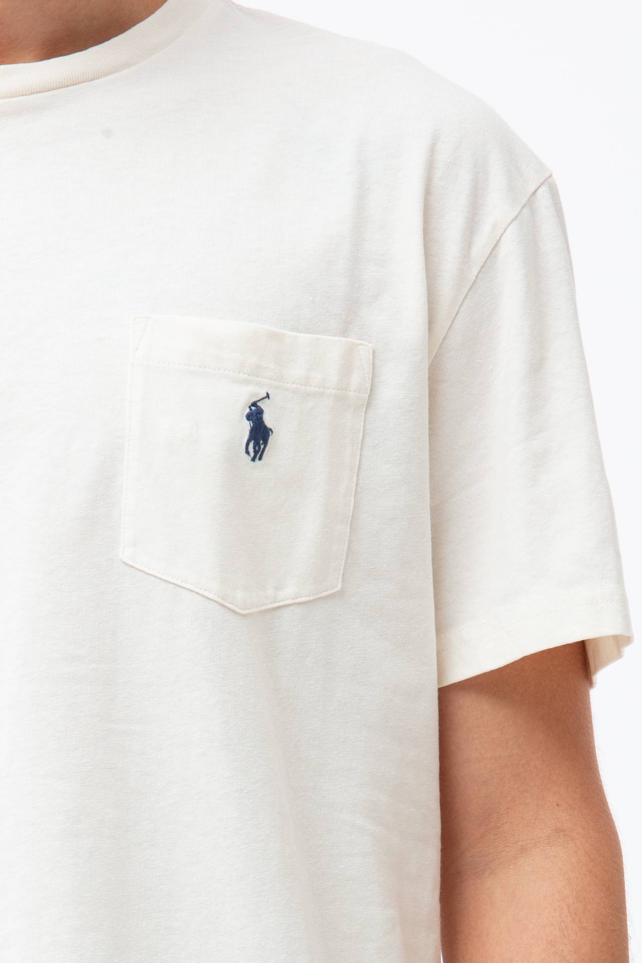 T-shirt in cotone e lino