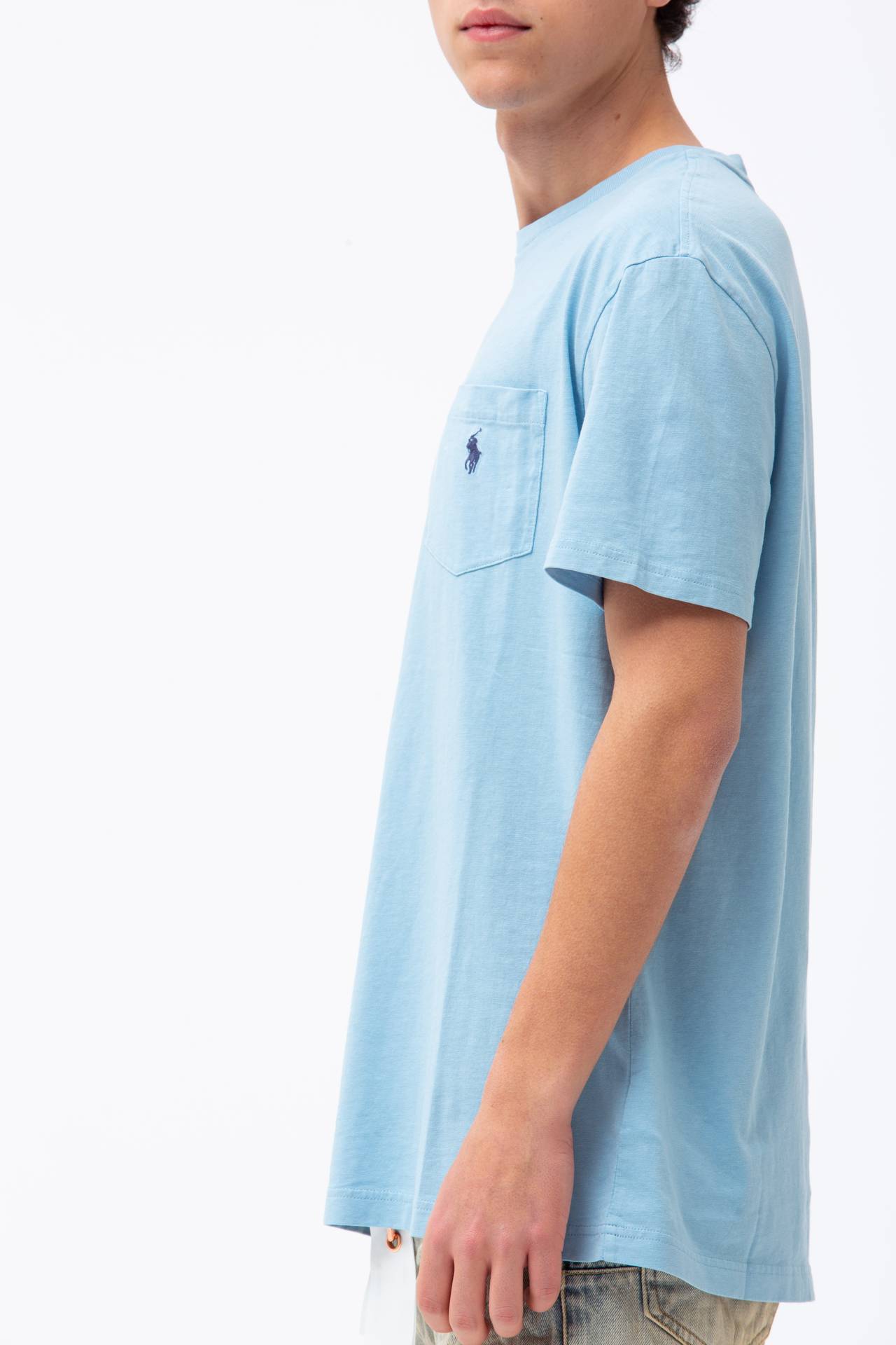 T-shirt in cotone e lino